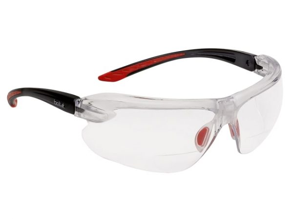 IRI-S Safety Glasses - Clear Bifocal Reading Area +3.0 BOLIRIPDSI3