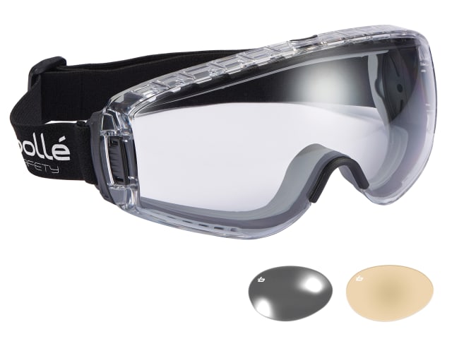 PILOT PLATINUM® Ventilated Safety Goggles - Clear BOLPILOPSI - Image 2