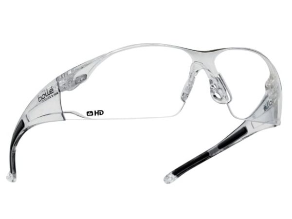 RUSH Safety Glasses - Clear HD BOLRUSHDPI