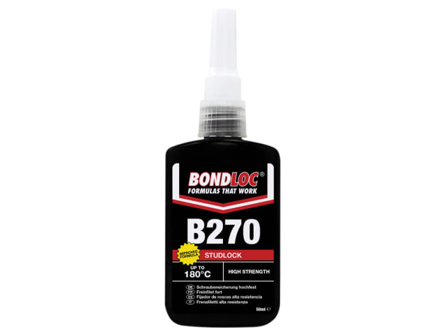 B270 Studlock High Strength Threadlocker 50ml BONB27050