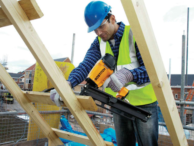 F21PL-E Pneumatic Roundhead & MCN Stick Nailer 38-90mm BOSF21PLE - Image 2