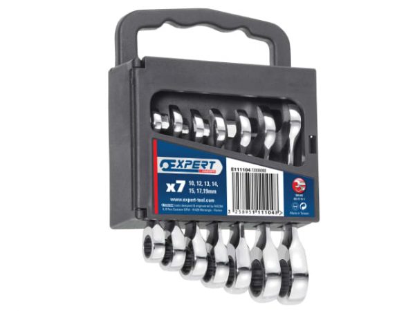 Stubby Ratchet Spanner Set -  7 Piece BRIE111104B - Image 2