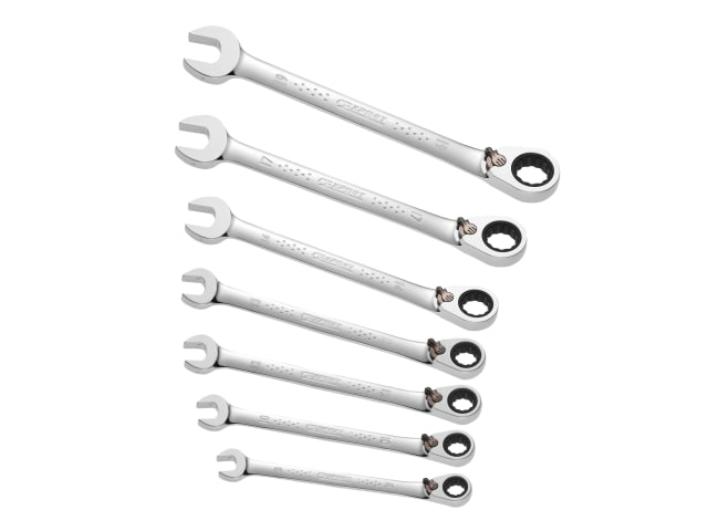 Ratchet Combination Spanner Set - 7 Piece BRIE111107B