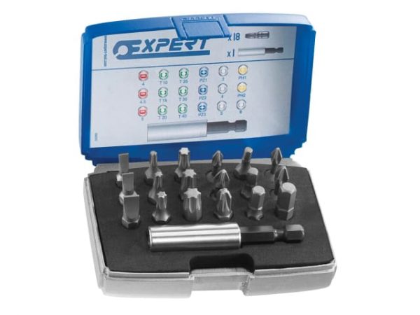 E113901 1/4in Bit Set -  19 Piece BRIE113901B