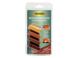 Wax Filler Sticks Medium Wood Shades (Pack 4) BRWWFSM