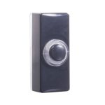 7720 Wired Doorbell Additional Illuminated Chime Bell Push Black BYR7720
