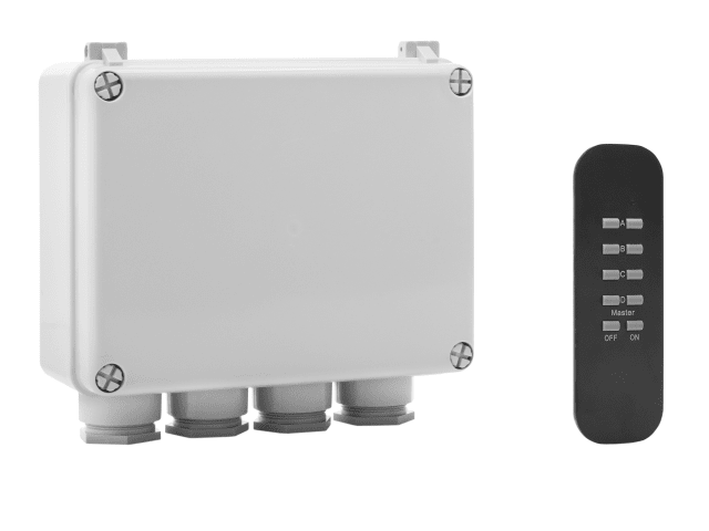Outdoor 3-Way Switch Box & Remote BYRSH5SET