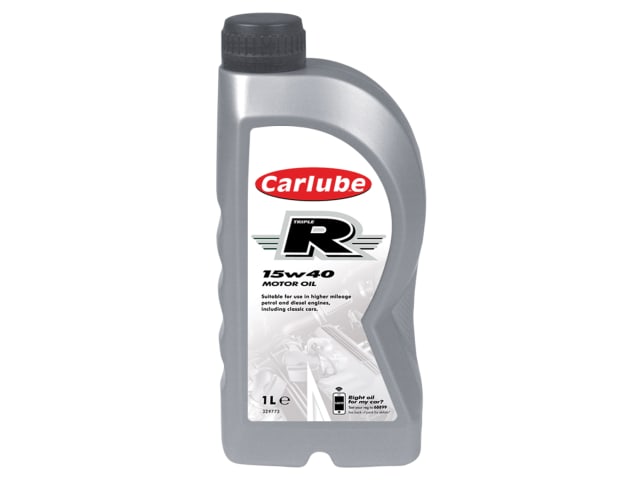 Triple R 15W-40 High Mileage Oil 1 litre CLBXRH001