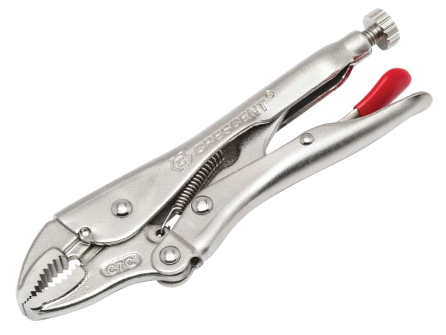 Curved Jaw Locking Pliers with Wire Cutter 178mm (7in) CREC7CVN