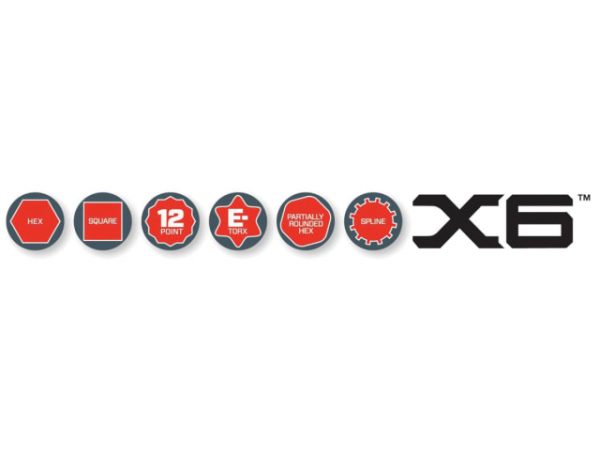 X6 Ratcheting Spanner Set -  2 Piece CRECX6DBM2 - Image 2