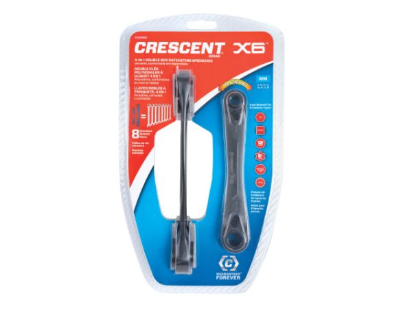 X6 Ratcheting Spanner Set -  2 Piece CRECX6DBM2 - Image 3