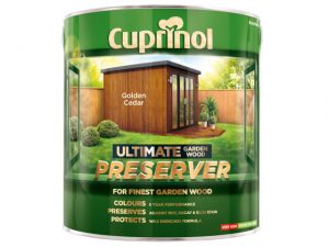 Ultimate Garden Wood Preserver Golden Cedar 4 litre CUPGWPREGC4L