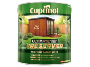 Ultimate Garden Wood Preserver Red Cedar 4 litre CUPGWPRERC4L