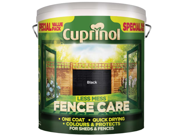 Less Mess Fence Care Black 6 litre CUPLMFCBL6L