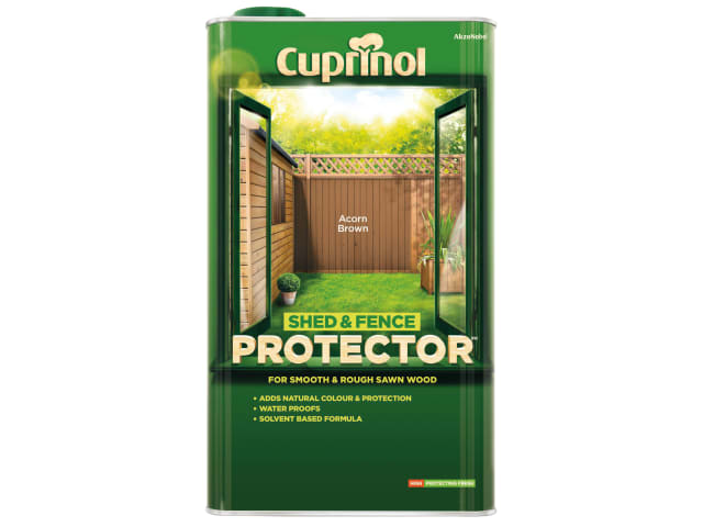 Shed & Fence Protector Acorn Brown 5 litre CUPSFAB5L