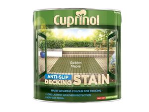 Anti-Slip Decking Stain Golden Maple 2.5 litre CUPUTDSGM25L