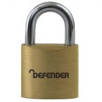 Brass Padlock 30mm Keyed Alike DEFBP3KA