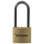 Brass Padlock Long Shackle 40mm DEFBP4LS