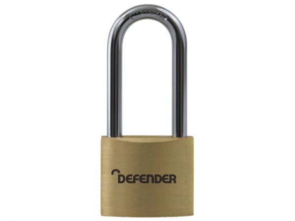 Brass Padlock Long Shackle 40mm DEFBP4LS