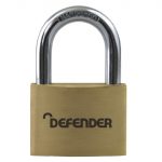 Brass Padlock 50mm Keyed Alike DEFBP5KA