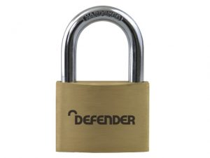 Brass Padlock 50mm Keyed Alike DEFBP5KA