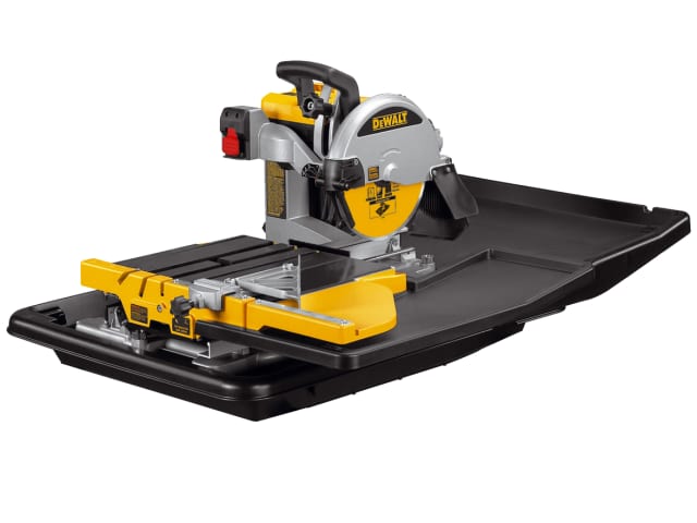 D24000 Wet Tile Saw with Slide Table 1600W 240V DEWD24000