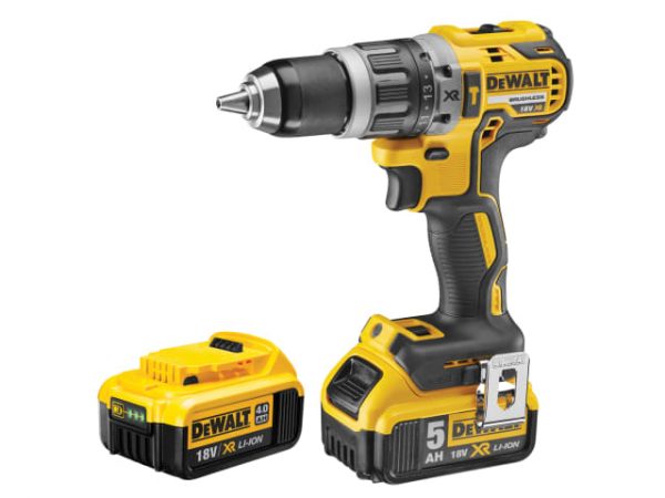 DCD796P2 XR Brushless Combi Drill 18V 2 x 5.0Ah Li-ion DEWDCD796P2