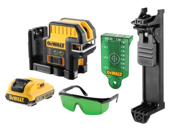 DCE0825D1G 5 Spot Cross Line Laser Green 12V 1 x 2.0Ah Li-ion DEWDCE825D1G - Image 4
