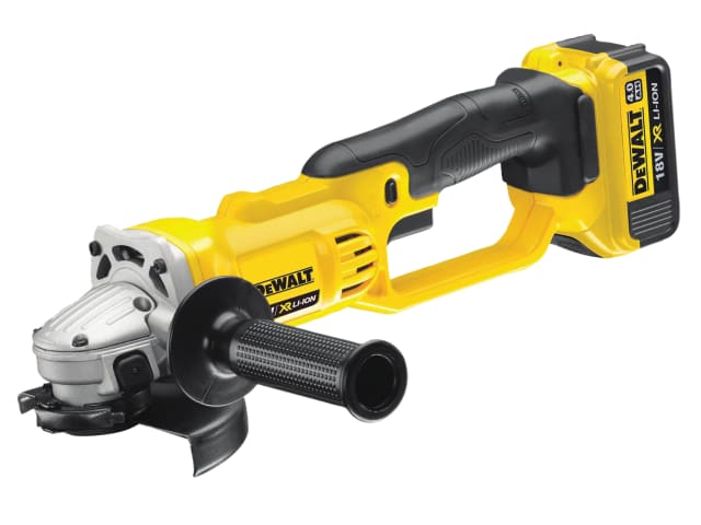 DCG412M2 Premium XR Angle Grinder 125mm 18V 2 x 4.0Ah Li-ion DEWDCG412M2