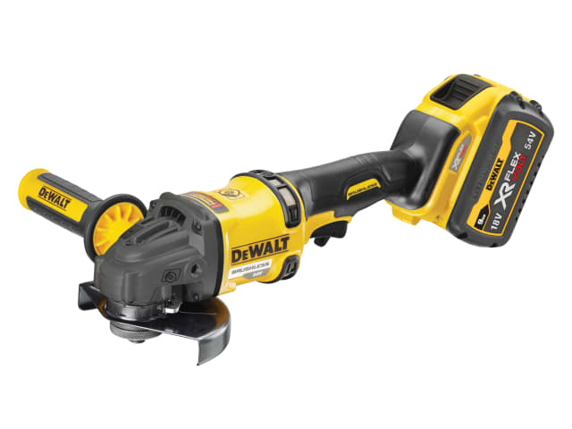 DCG418X2 XR FlexVolt Grinder 125mm 54V 2 x 9.0Ah Li-ion DEWDCG418X2
