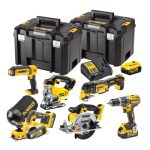 DCK665P3T XR Compact 6 Piece Wood Working Kit 18V 3 x 5.0Ah Li-ion DEWDCK665P3