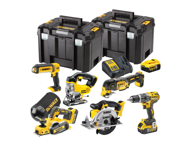DCK665P3T XR Compact 6 Piece Wood Working Kit 18V 3 x 5.0Ah Li-ion DEWDCK665P3