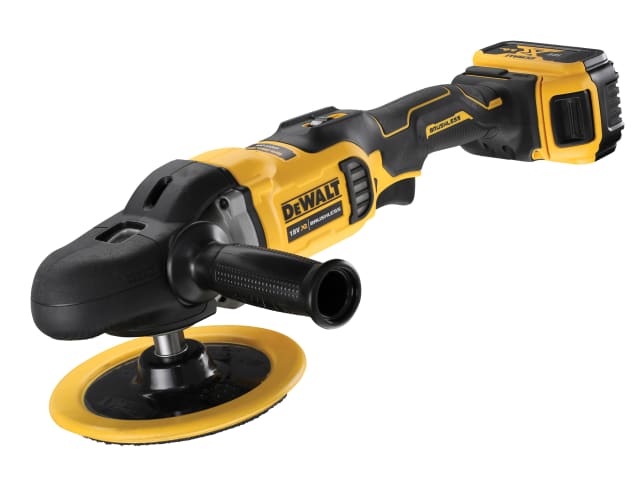 DCM849P2 XR Brushless Rotary Polisher 180mm 18V 2 x 5.0Ah Li-ion DEWDCM849P2