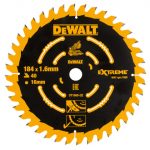 Cordless Mitre Saw Blade For DCS365 184 x 16mm x 40T DEWDT1668QZ
