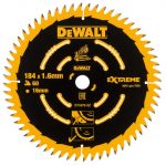 Cordless Mitre Saw Blade For DCS365 184 x 16mm x 60T DEWDT1670QZ