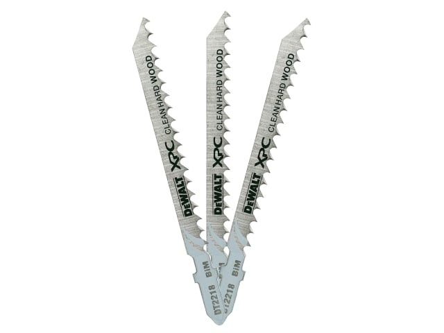 XPC Bi-Metal Wood Jigsaw Blades Pack of 3 T101DF DEWDT2218QZ - Image 2