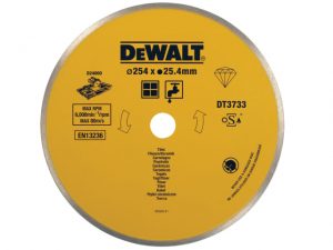 Ceramic Diamond Tile Blade 254 x 25.4mm DEWDT3733XJ