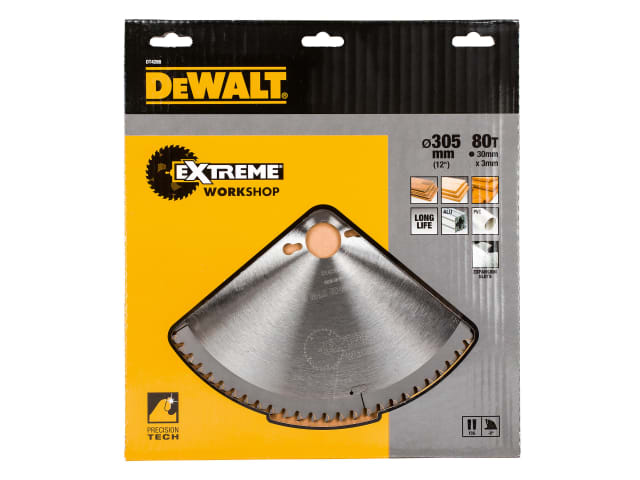 Series 40 Circular Saw Blade 305 x 30mm x 80T TCG/Neg DEWDT4288QZ - Image 3