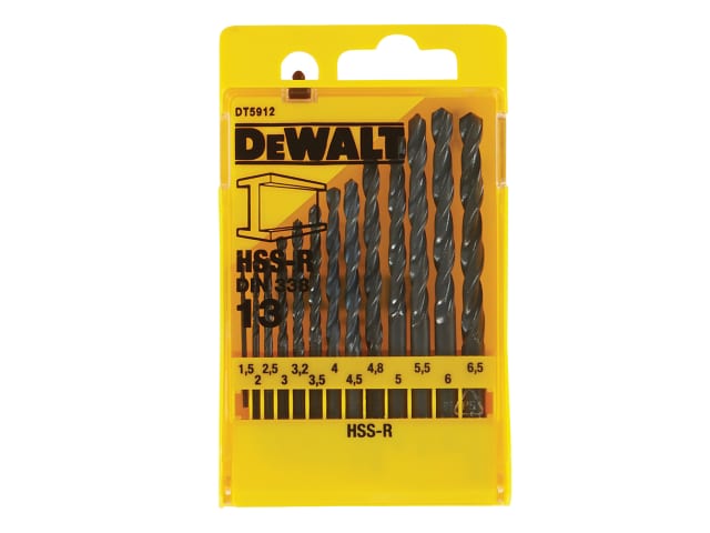 DT5912 HSS Jobber Drill Bit Set - 13 Piece DEWDT5912QZ - Image 2