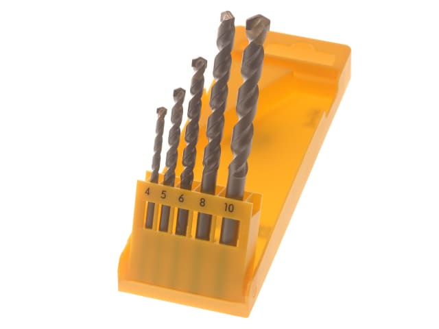 Masonry Drill Set 5 Piece 4-10mm DEWDT6952QZ - Image 2
