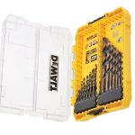 DT70755 Black & Gold HSS Drill Set -  21 Piece DEWDT70755QZ