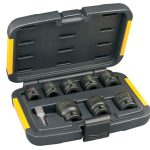 DT7507 Impact Socket Set of 9 Metric 1/2in Drive DEWDT7507QZ