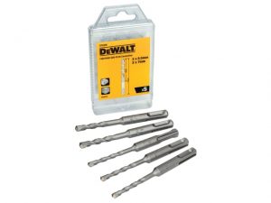 DT9398 SDS Plus Drill Bit Set -  5 Piece DEWDT9398QZ