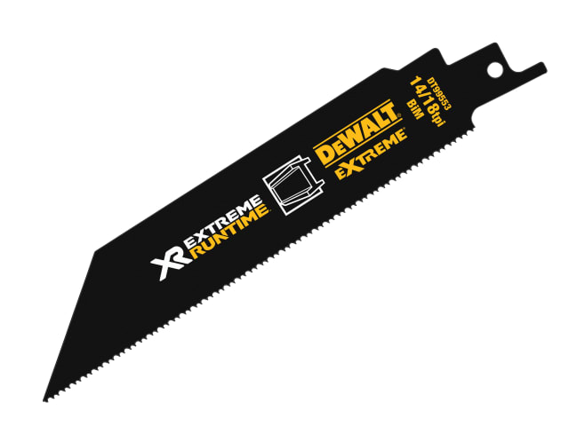 FlexVolt XR Metal Reciprocating Blade 152mm 14/18 TPI Pack of 5 DEWDT99553QZ