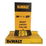Polyester/Cotton Boot Laces 150cm In Dispenser (60 Pairs) DEWLACES