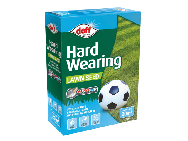 Hard Wearing Lawn Seed 500g DOFFLB500