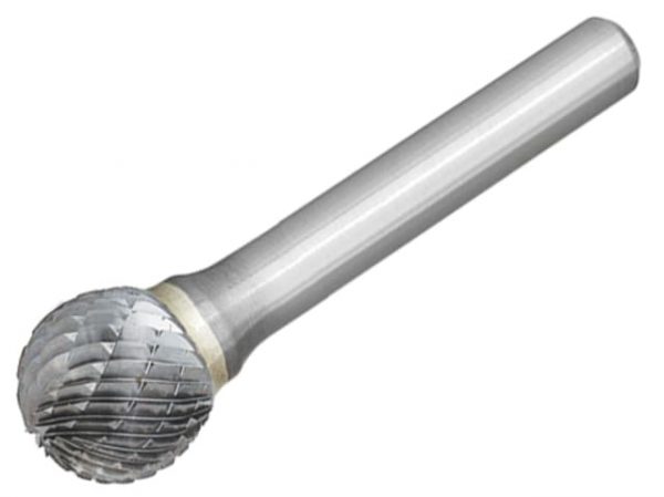 Solid Carbide Bright Rotary Burr Ball 8 x 6mm DOR807806