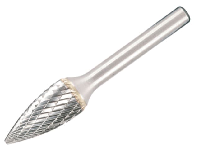 Solid Carbide Rotary Burr Bright Pointed Tree 9.6 x 6mm DOR813966
