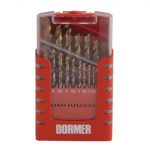 A095 Compact Set HSS TiN Drill Set of 19 1.0-10 x 0.5mm DORA095COMP