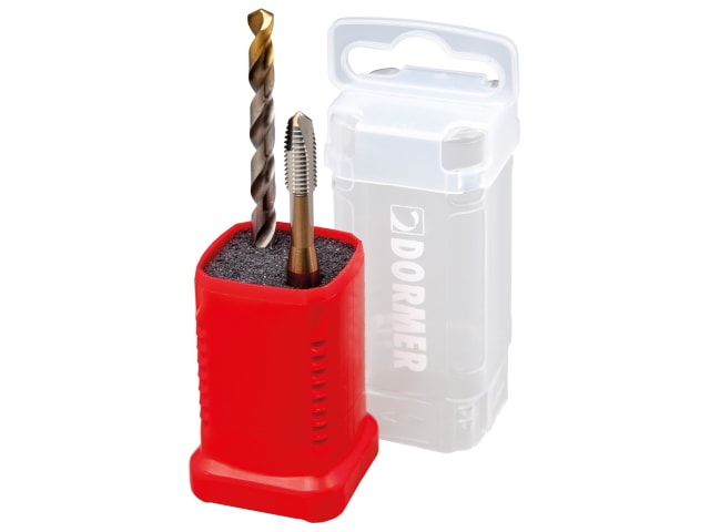 HSS-E Duo Spiral Flute ISO Metric Tap M6 + Drill Bit DORE002M6